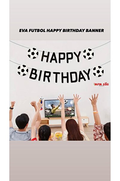 MFM لافتة إيفا بتصميم كرة القدم