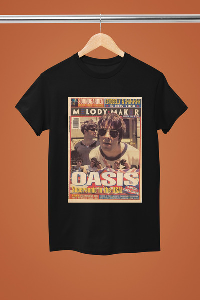 MAGORS تيشيرت روك من القطن المطبوع بأكمام قصيرة من OASIS