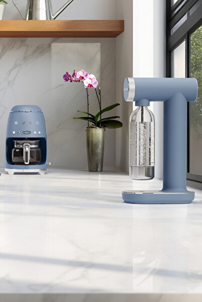 SMEG Kahve Makinesi & Toaster & Kettle & Soda Makinesi Koleksiyonu Storm Blue® Edition