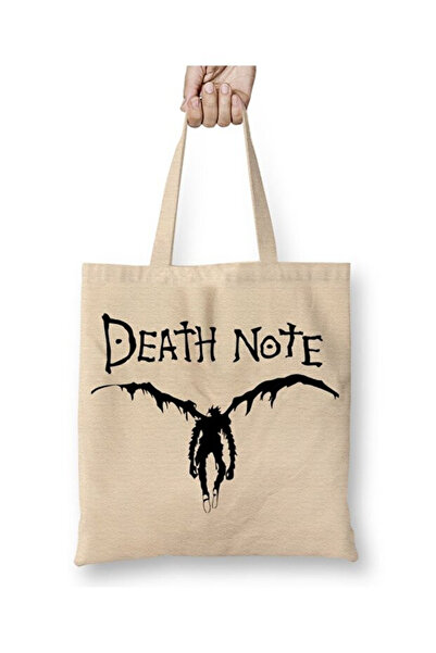 Toyaso Geantă din pânză cu figurină Death Note Ryuk, cu mâner lung, geantă de...