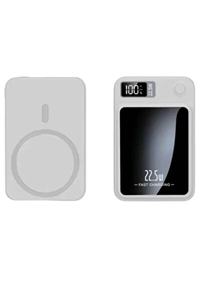 shopwave Taşınabilir Şarj Magsafe Powerbank 10.000 mAh Hızlı Şarj Led Gösterg...