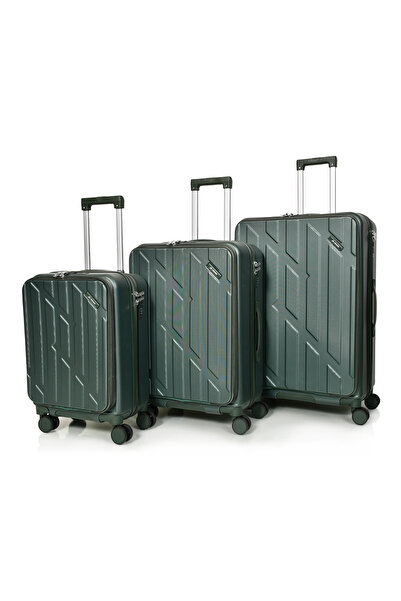 MORANO شنط سفر عدد 3 قطع متينة و خفيفة الوزن حقيبة بأربع بعجلات دواره مع قفل أمان مرقم