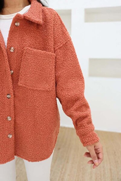 Chef d'atelier Women's Teddy Jacket Seasonal Winter Jacket with Pockets