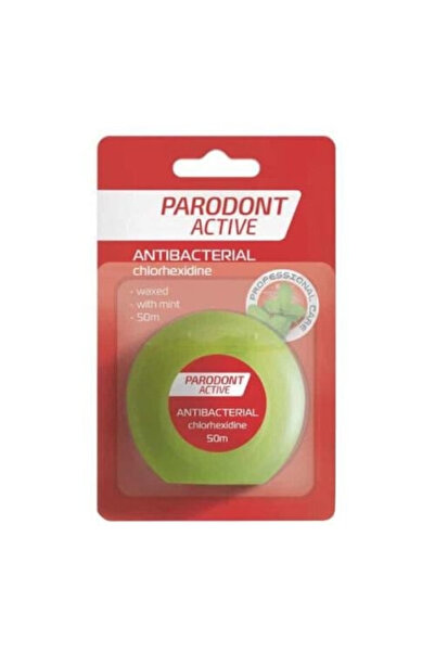 parodont active بارودونت اكتيف خيط تنظيف الاسنان 50 متر بالنعناع