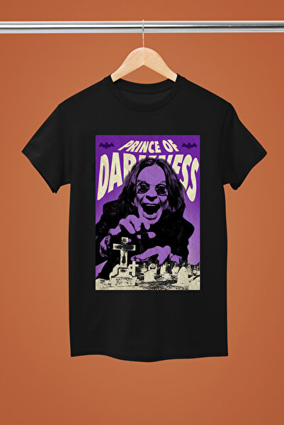 MAGORS تيشيرت روك من القطن بأكمام قصيرة ومطبوع من OZZY OSBORNE