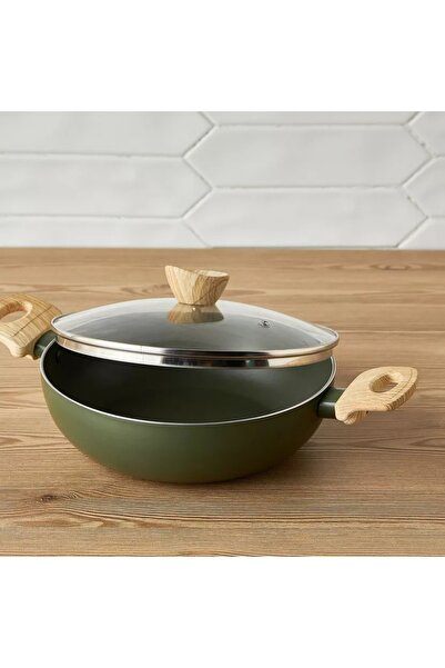 Generic Olivia Press Aluminium Kadai - 24 cm