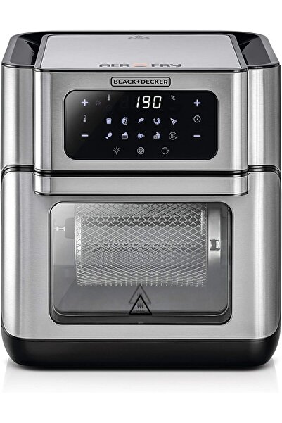 Black&Decker BLACK+DECKER 12L Air Fryer Oven, 1500W with Rapid Air Convection Technology