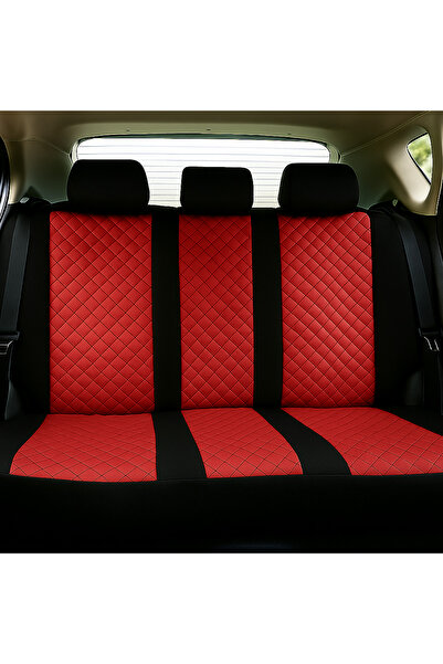trivexa Luxury Car Seat Cover Set – Compatible with Front and Rear Seats, Orthopedic Lumbar and Wing Support
