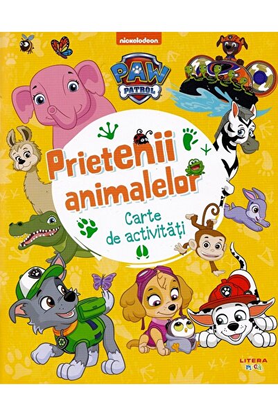 Editura Litera Prietenii animalelor - Carte de activitati - Paw Patrol