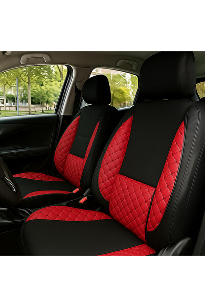 trivexa Luxury Car Seat Cover Set – Compatible with Front and Rear Seats, Orthopedic Lumbar and Wing Support