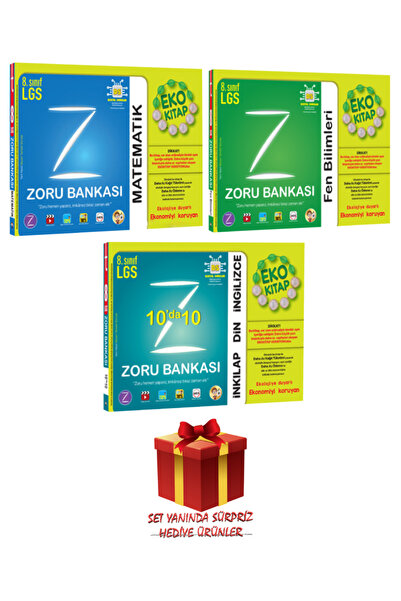 Tonguç Yayınları 8. Sınıf 10'da 10 LGS Matematik+Fen+İnkılap+Din Kültürü+İngi...