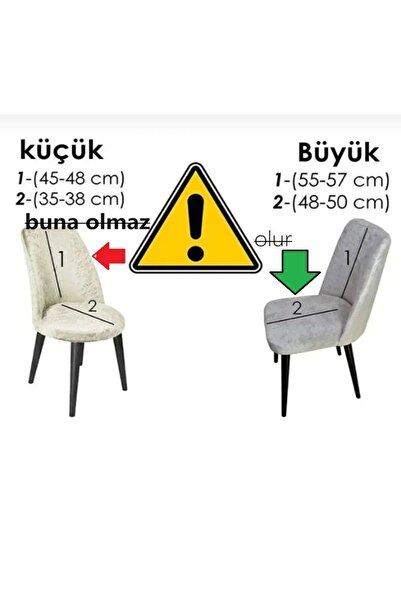 Home 6'lı Oval Sandalye Kılıfı