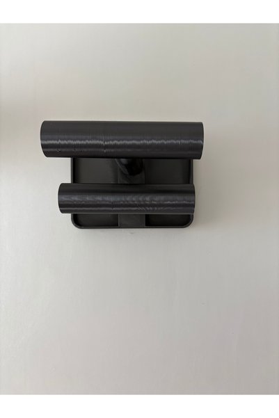 2 Katlı 16cm Takı Organizer Düzenleyici T Stand Bileklik & Saat Standı Siyah Küçük