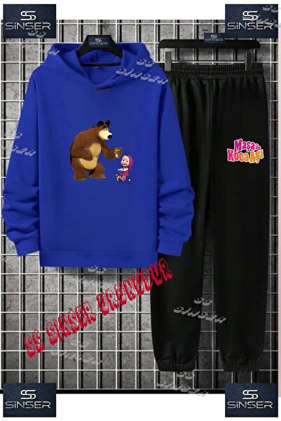 SS SİNSER Set de trening cu hanorac cu imprimeu special pentru copii, unisex,...