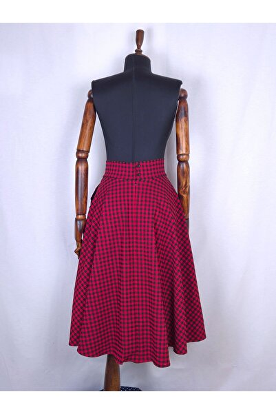 Sihirli Düğmeler Vintage Skirt