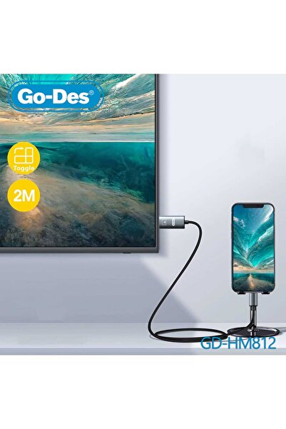 Go-Des GD-HM812 Lightning to HDMI Cable 2m