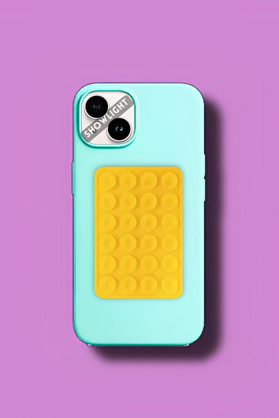 SHOWLIGHT Silikon Vakumlu Telefon Tutucu, Cep Telefonu için Silikon Yapışkanl...