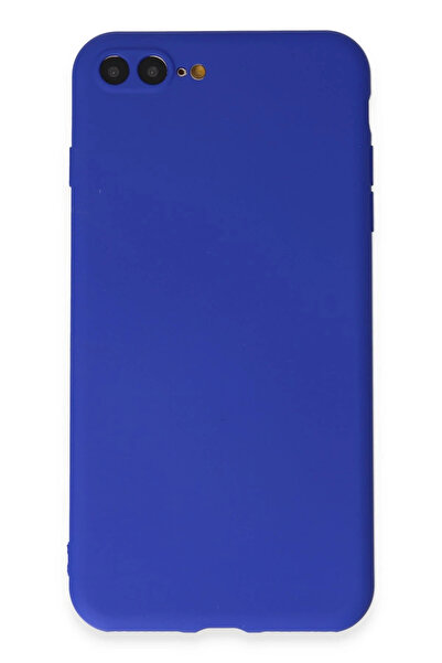 NewFace حافظة ايفون 7 بلس من سيليكون فرست - (151011) أزرق غامق