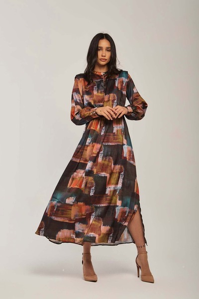 DALYDRESS Women's Floral Midi Dress