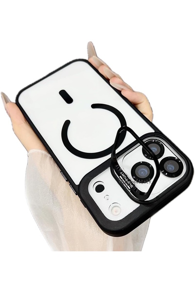 m.tk moveteck iPhone 17 Pro Max Kılıf Standlı Mika Magsafe Hassas Buton Metal...