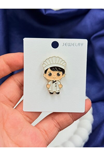 Unzilee AŞÇI FİGÜRLÜ BROŞ