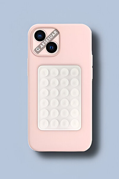 Q Aksesuar Silikon Vakumlu Telefon Tutucu, Cep Telefonu için Silikon Yapışkan...