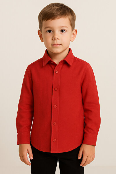 nacar çarşı Erkek Çocuk Keten Uzun Kollu Gömlek – Günlük ve Özel Gün Kullanımı 29 Ekim 23 Nisan