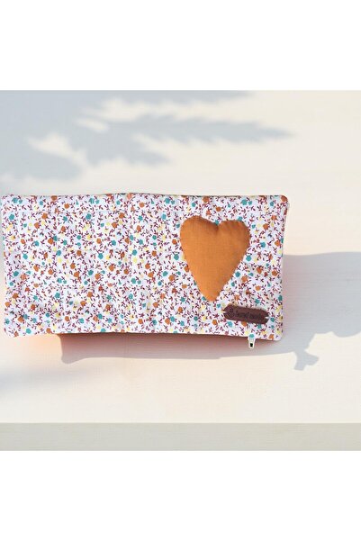 Çiçek Desenli Handmade Kumaş Cüzdan