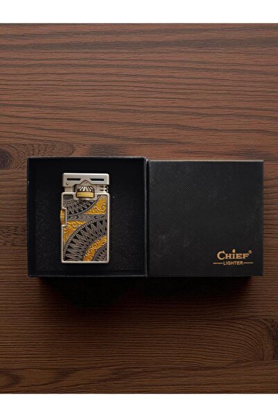 HK GİFT SHOP C 719 ORİJİNAL TR DE TEK KOLEKSİYONLUK BENZİNLİ ÇAKMAK TİTANYUM
