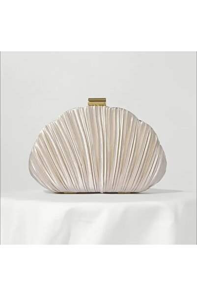 Clariss Oyster Satin Bag