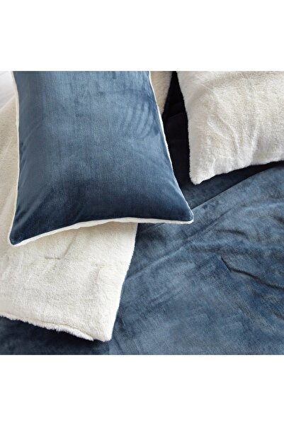 Generic Opal Solid Flannel 3-Piece King Comforter Set - 240x260 cm