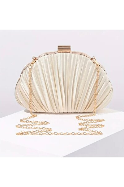 Clariss Oyster Satin Bag