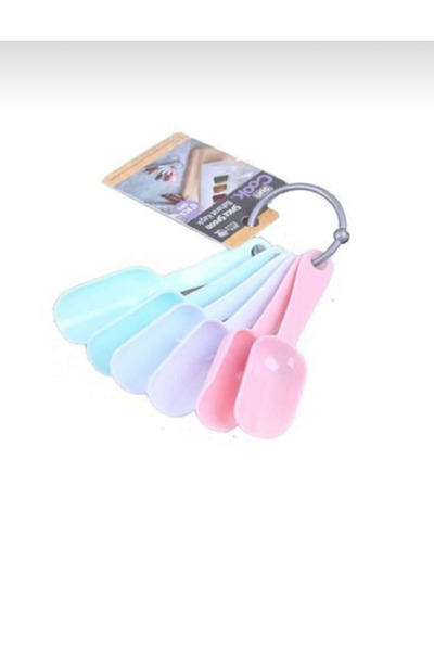 Ranüş Home Seasoning Spoon Set 6 Pieces, 9 cm Mixed Color