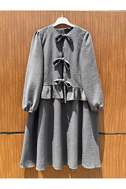 HİJABAYA Σετ με κορδόνια μπροστά, ελαστικά μανίκια και φούστα