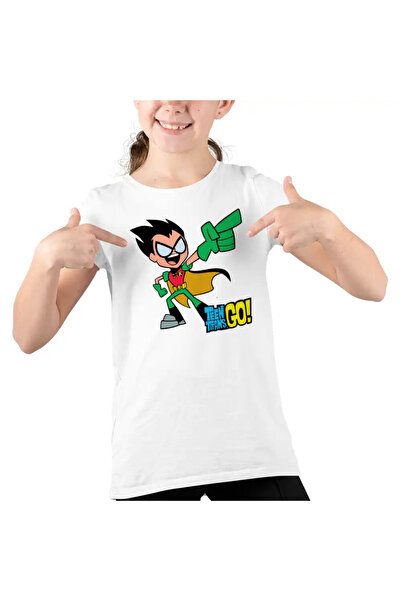 OEM Tricou Copii Fete Robin Haideti Tineri Titani