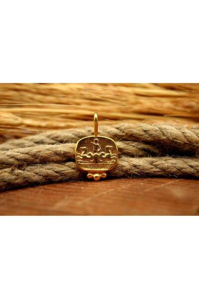 alpsilverart Otantik 925 Ayar Gümüş Antik Yunan Dönemi Sikkesi Kolye El Yapım...