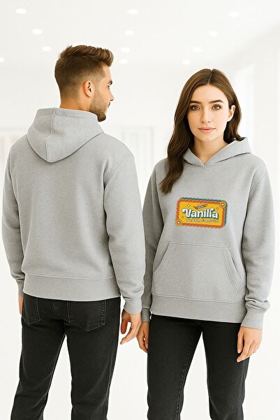 ArtYus Vanilie Colorat cu imprimeu cu glugă Swea tricou