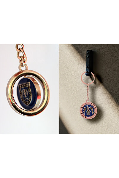 ALKAN ASKERİ MALZEMELER VE TEKSTİL سلسلة مفاتيح من الفولاذ المقاوم للصدأ بوجهين لقوات القوات الجوية التركية