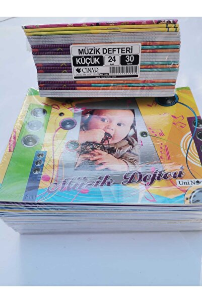 30 yaprak Müzik Defteri (6 Adet)