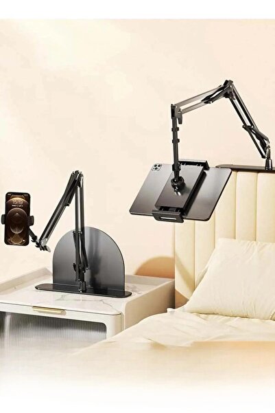 Zen Store حامل مخفي بجانب السرير، حامل للهاتف المحمول والكمبيوتر اللوحي، حامل...