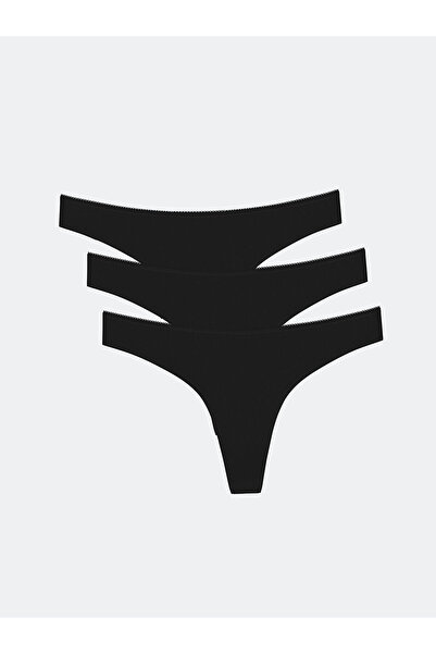 LC Waikiki Peak Yeni Sezon Düz Tanga Külot 3'lü