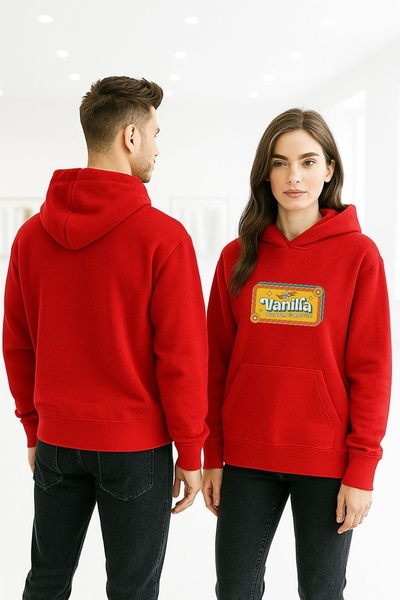 ArtYus Vanilie Colorat cu imprimeu cu glugă Swea tricou