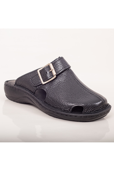 Condur by Paula Women's medical clogs, natural leather, black