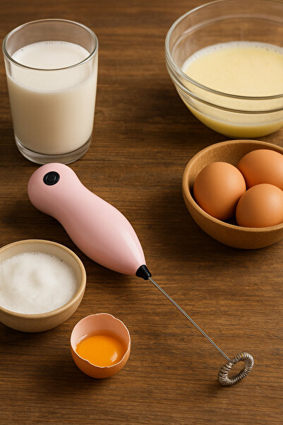 İndecor Houseware Yüksek Devirli Yumurta Karıştırıcı Süt Köpürtücü El Mikseri...