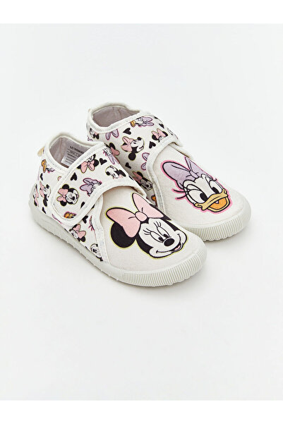 LC Waikiki Minnie Mouse Baskılı Kız Bebek Panduf