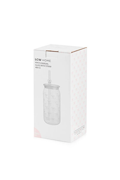 LC Waikiki LCW HOME Karışık Pipetli Cam Bardak 480 Ml