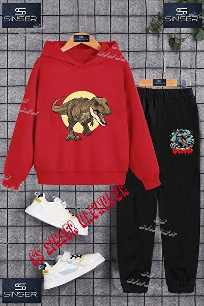 SS SİNSER Children's Unisex Custom Printed Hoodie and Sweatpants Set with the...