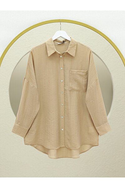 HİJABAYA Πουκάμισο με μία τσέπη και μακρύ πίσω μέρος