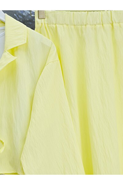 HİJABAYA Σετ με διπλό γιακά και φούστα με διπλό κορδόνι