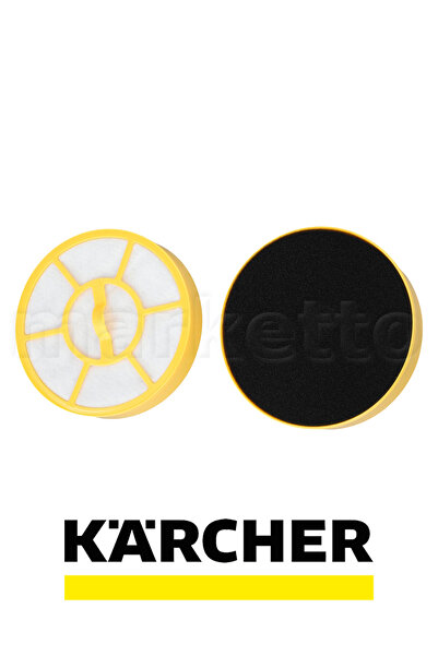 SupurgePlus فلتر هيبا متوافق مع المكنسة الكهربائية كارشر 2.863.238.0 (مع إسفنجة)